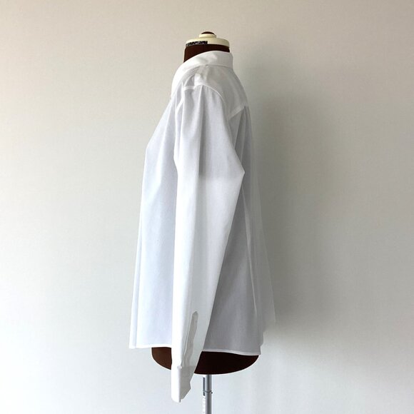 Talbots White Button Front Shirt - Picture 2 of 6